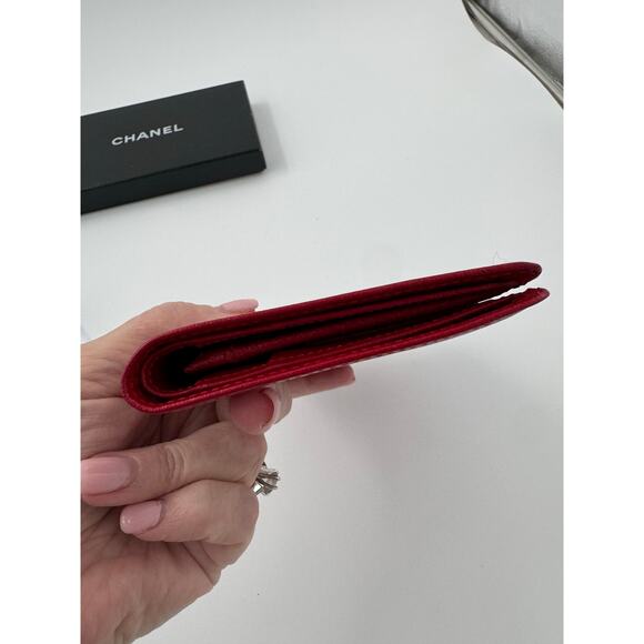 Chanel Classic Long Wallet Red Caviar Leather with Gold CC Logo - Picture 6 of 8